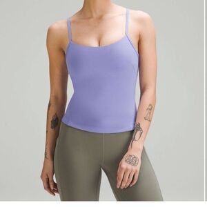 Lululemon Cross-Back Nulu Tank Top - Dark Lavender